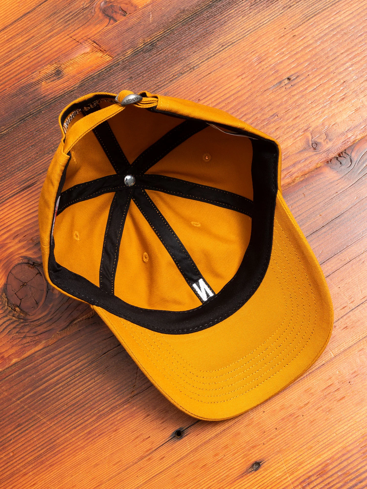 Twill Sports Cap in Rufous Orange - Image 6