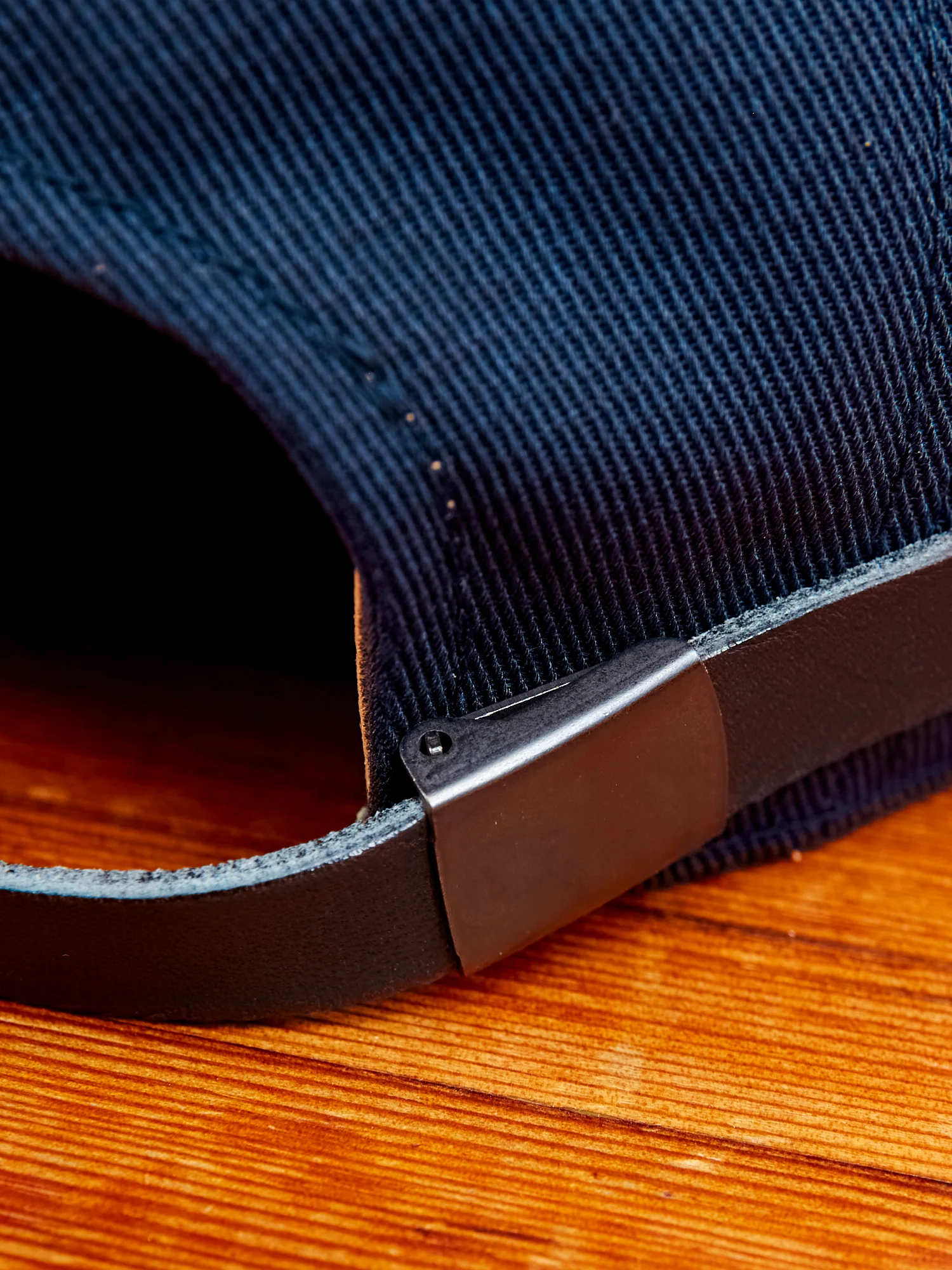 Twist Yarn Cap in Navy - Image 5