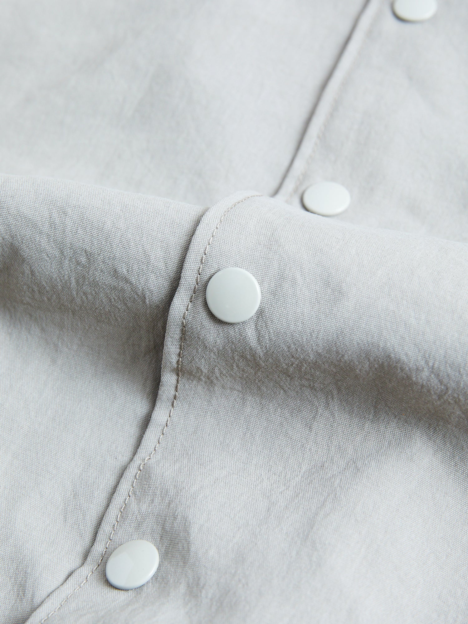 Two-Tone Baseball Jacket in Greige - Image 5