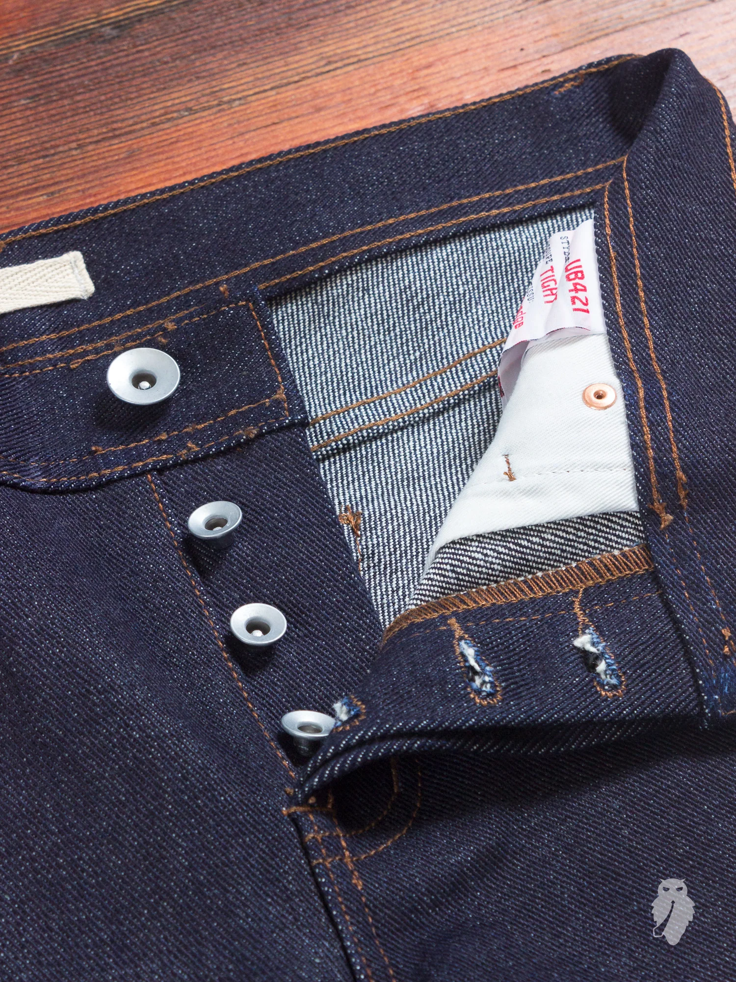 UB421 Heavyweight 21oz Selvedge Denim - Tight Fit - Image 6