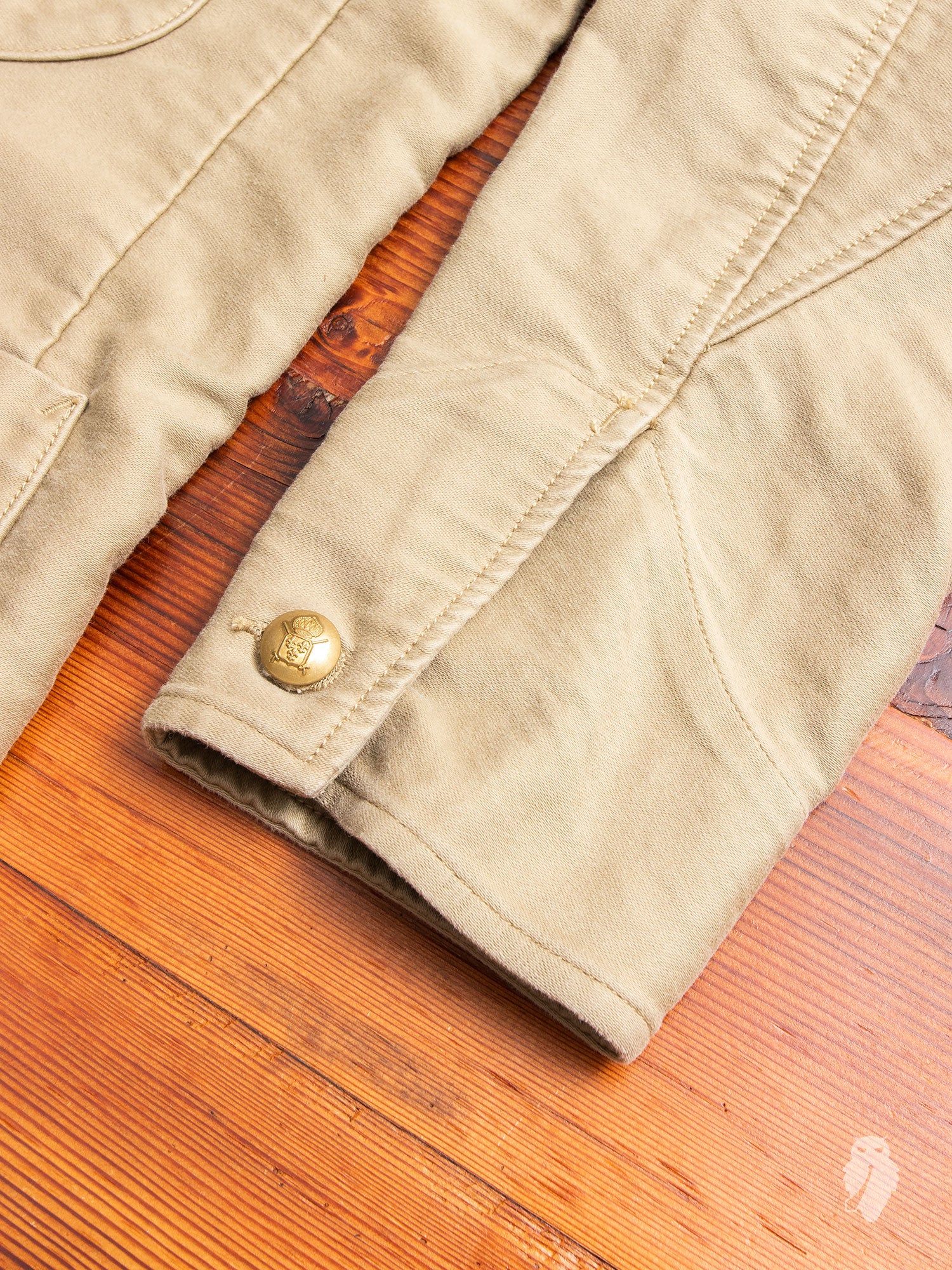 Urchin Coverall Jacket in Beige - Image 8
