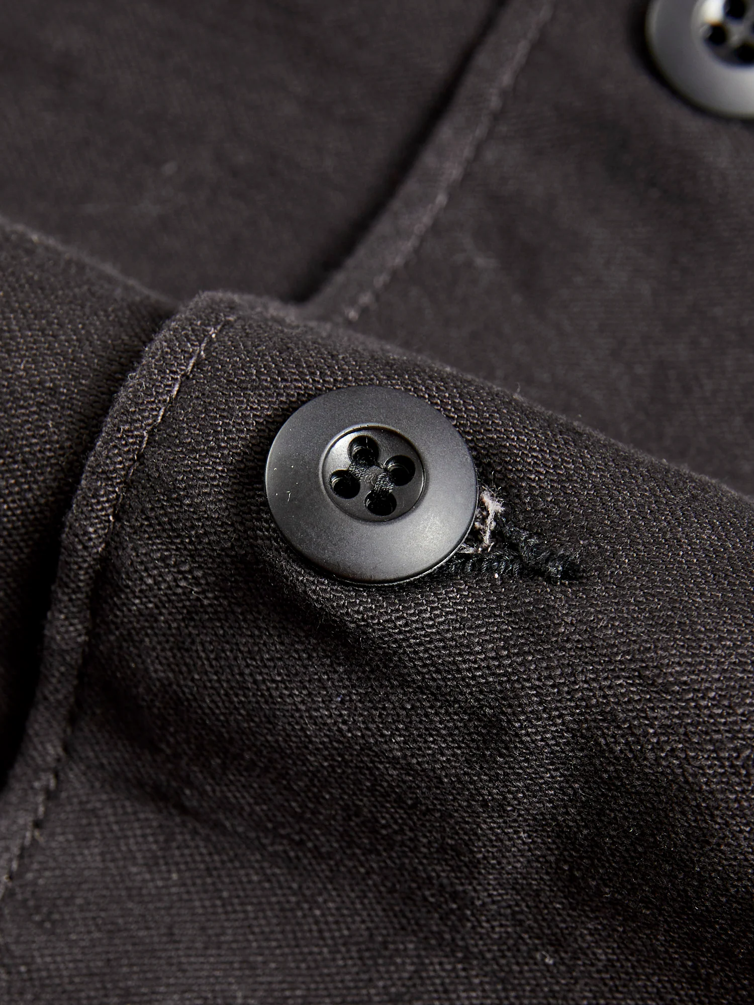 US Army Fatigue Shirt in Black Stone - Image 5