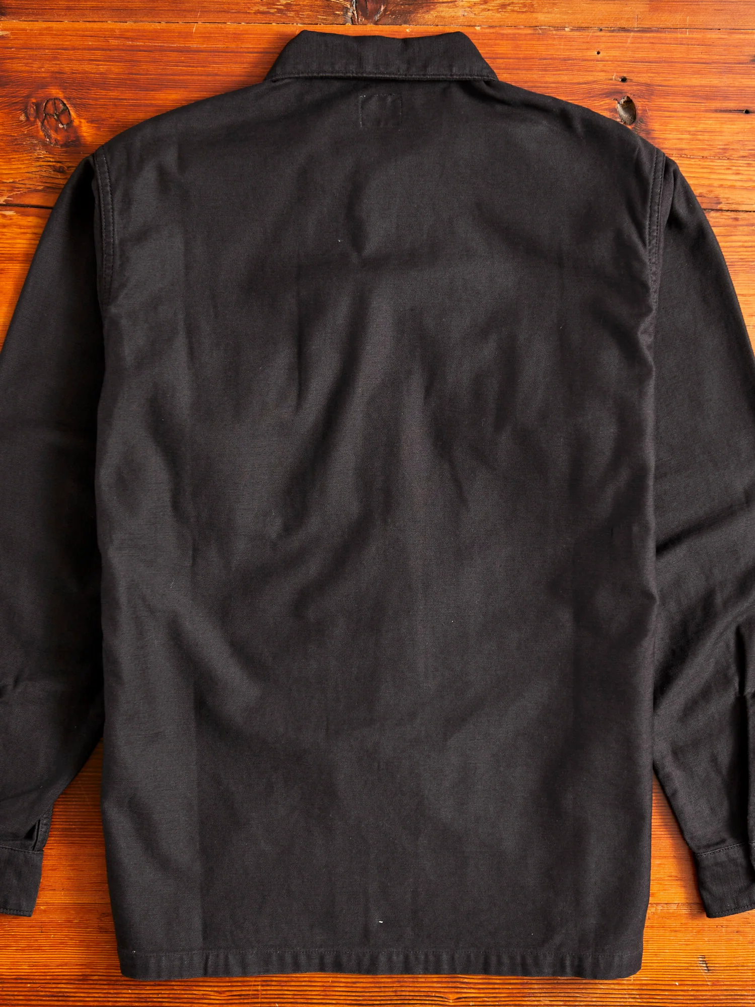 US Army Fatigue Shirt in Black Stone - Image 8
