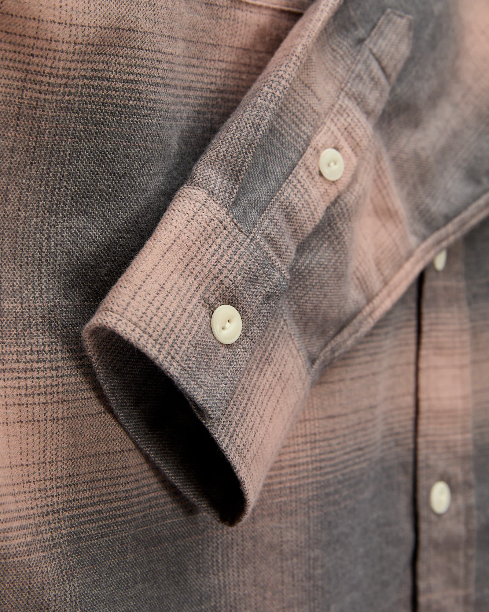 Utility Flannel in Mauve Ombre - Image 5