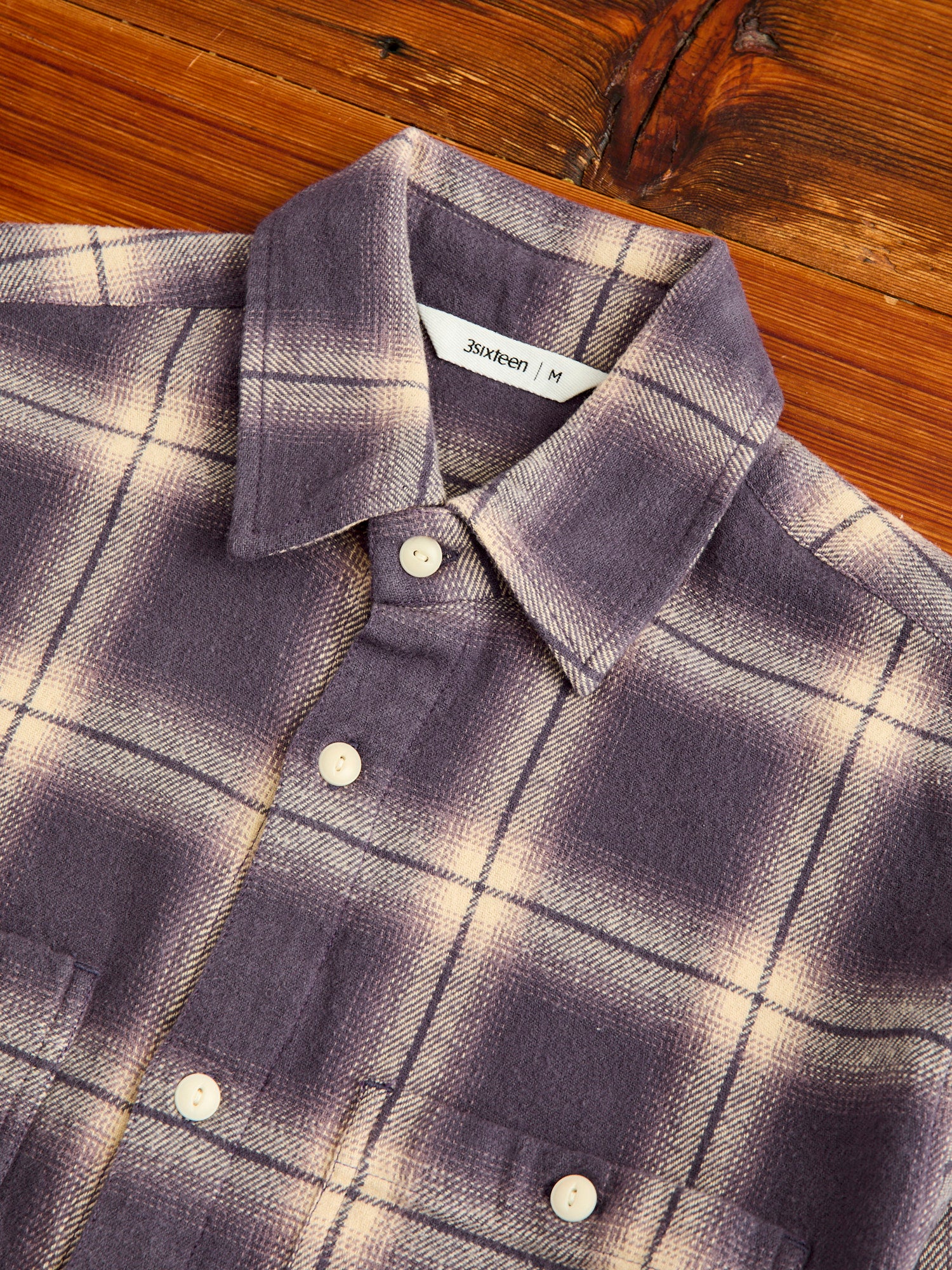 Utility Shirt in Faded Lilac - Image 3