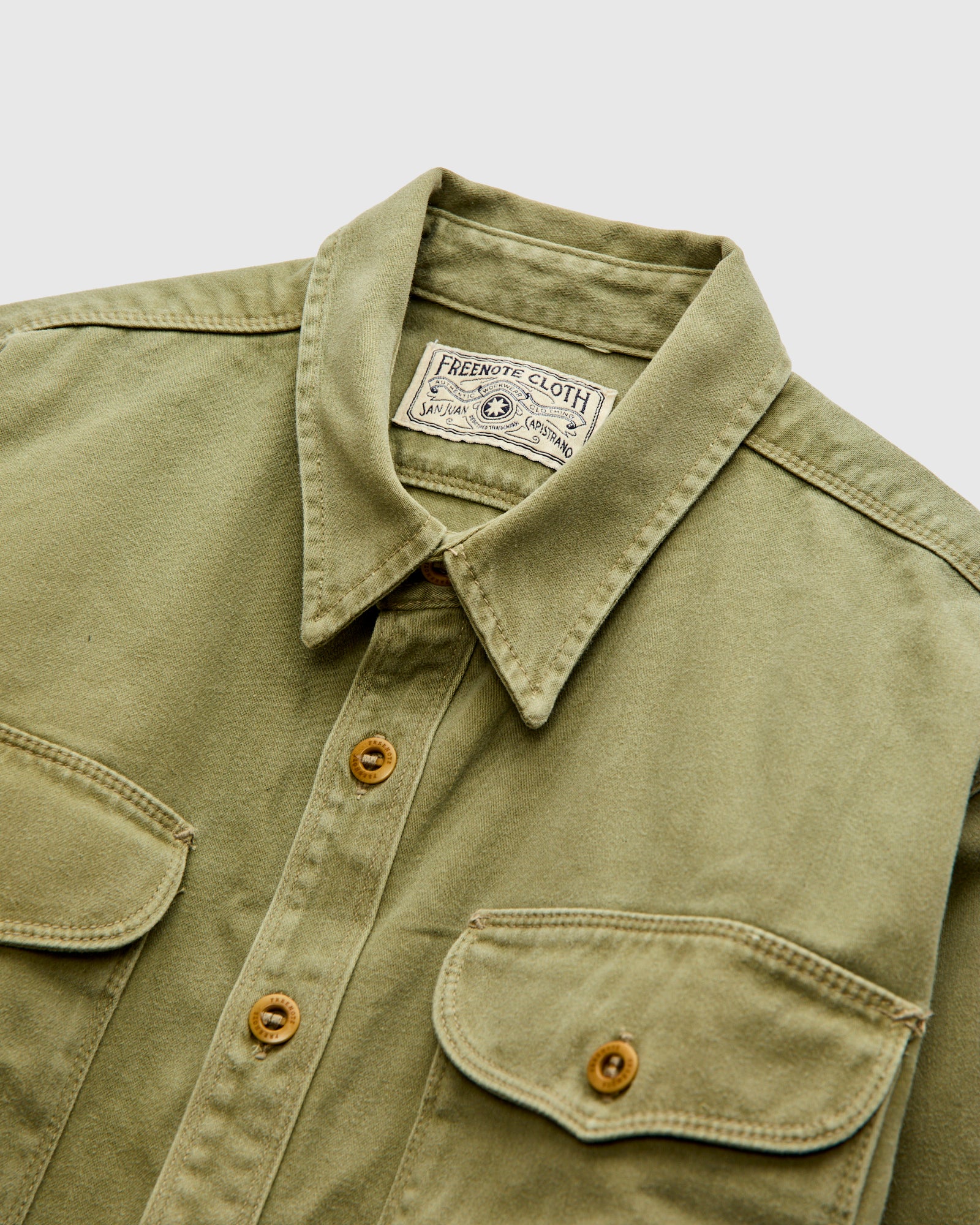 Utility Shirt in Olive - Image 3