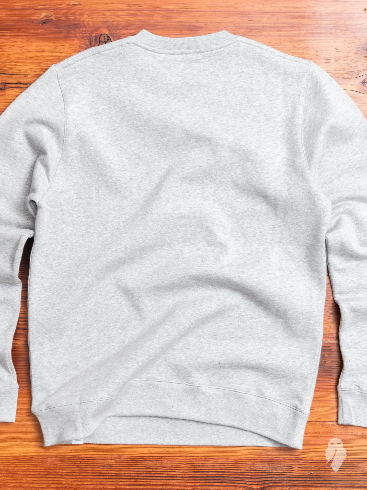 Vagn Crewneck Sweater in Light Grey Melange - Image 6