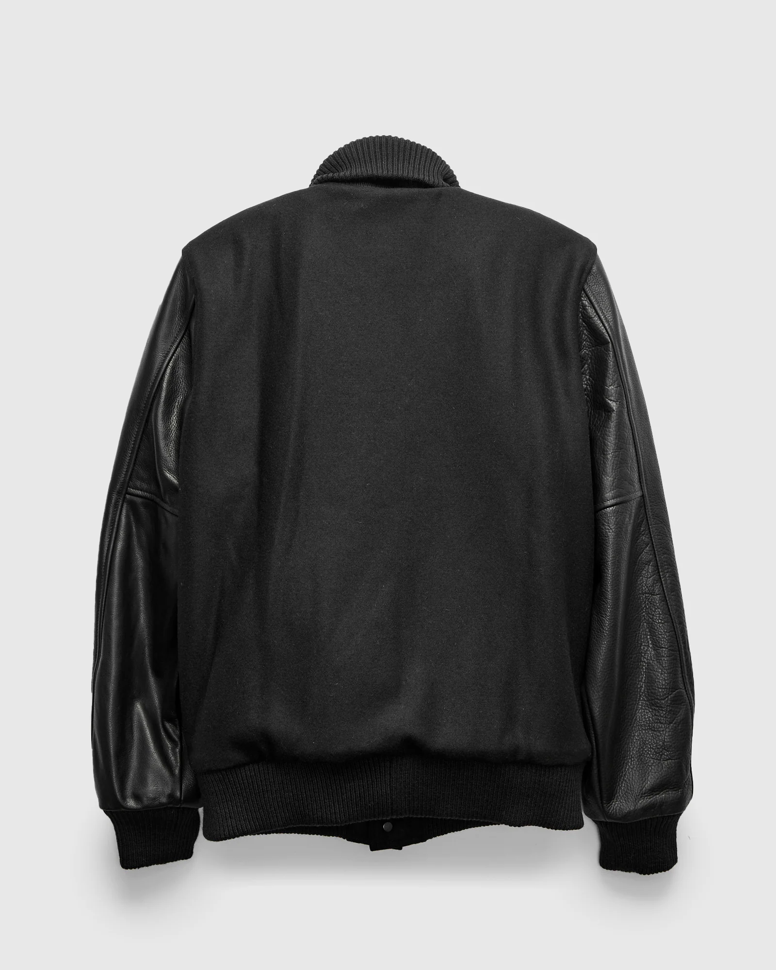 Varsity Jacket in Black - Image 3