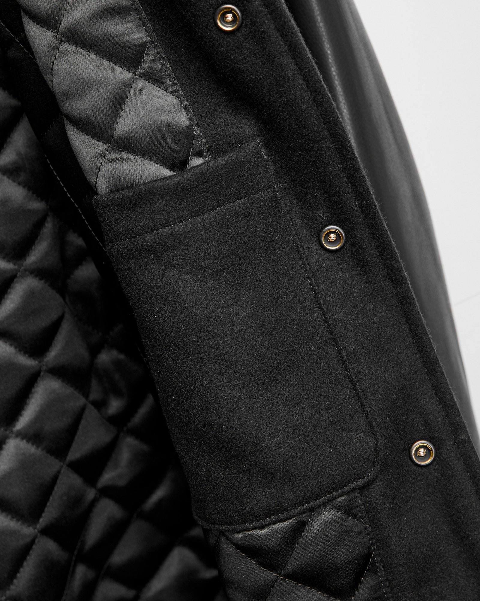 Varsity Jacket in Black - Image 8