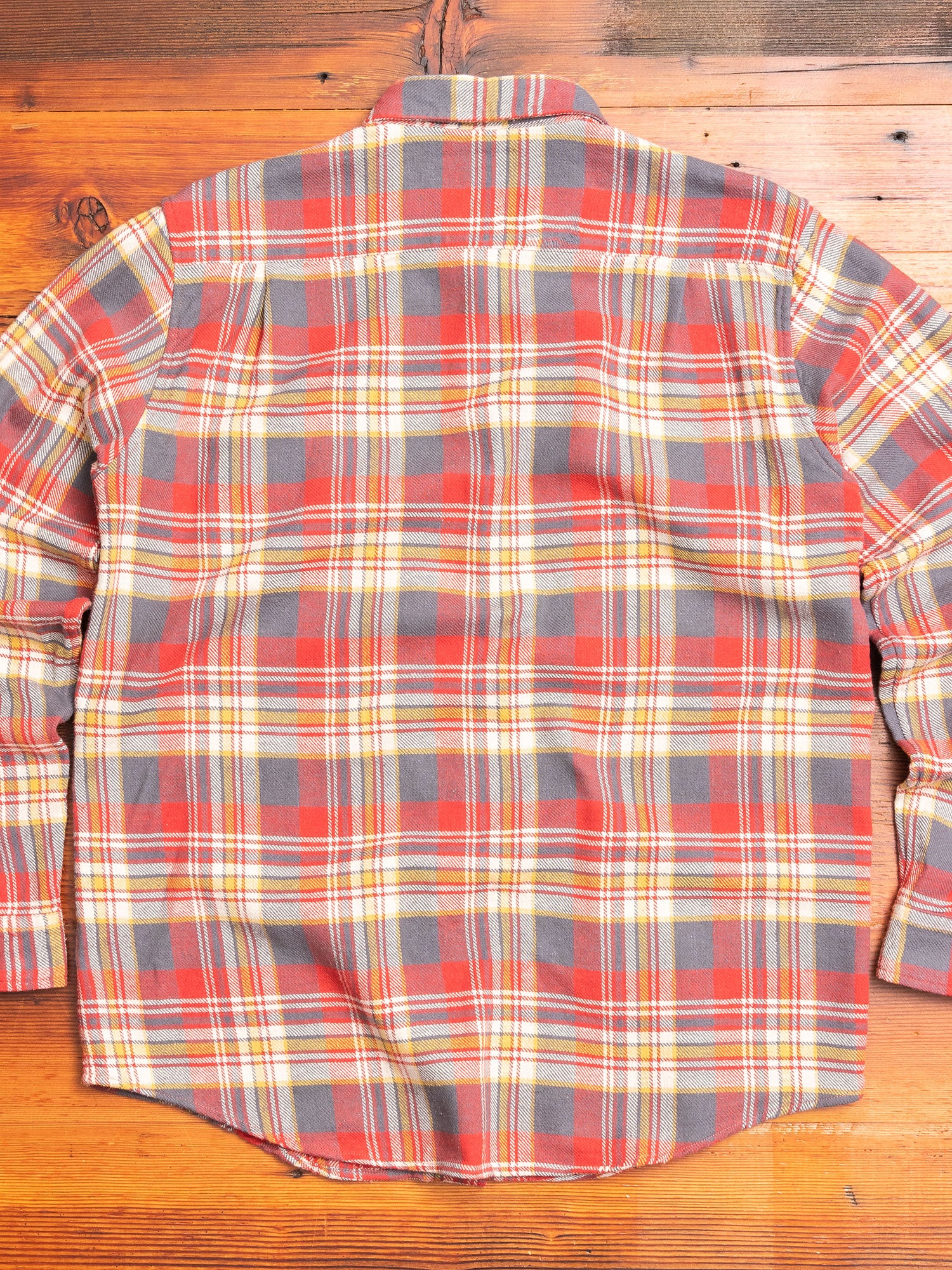"Vespa P's" Check Flannel in Red - Image 7