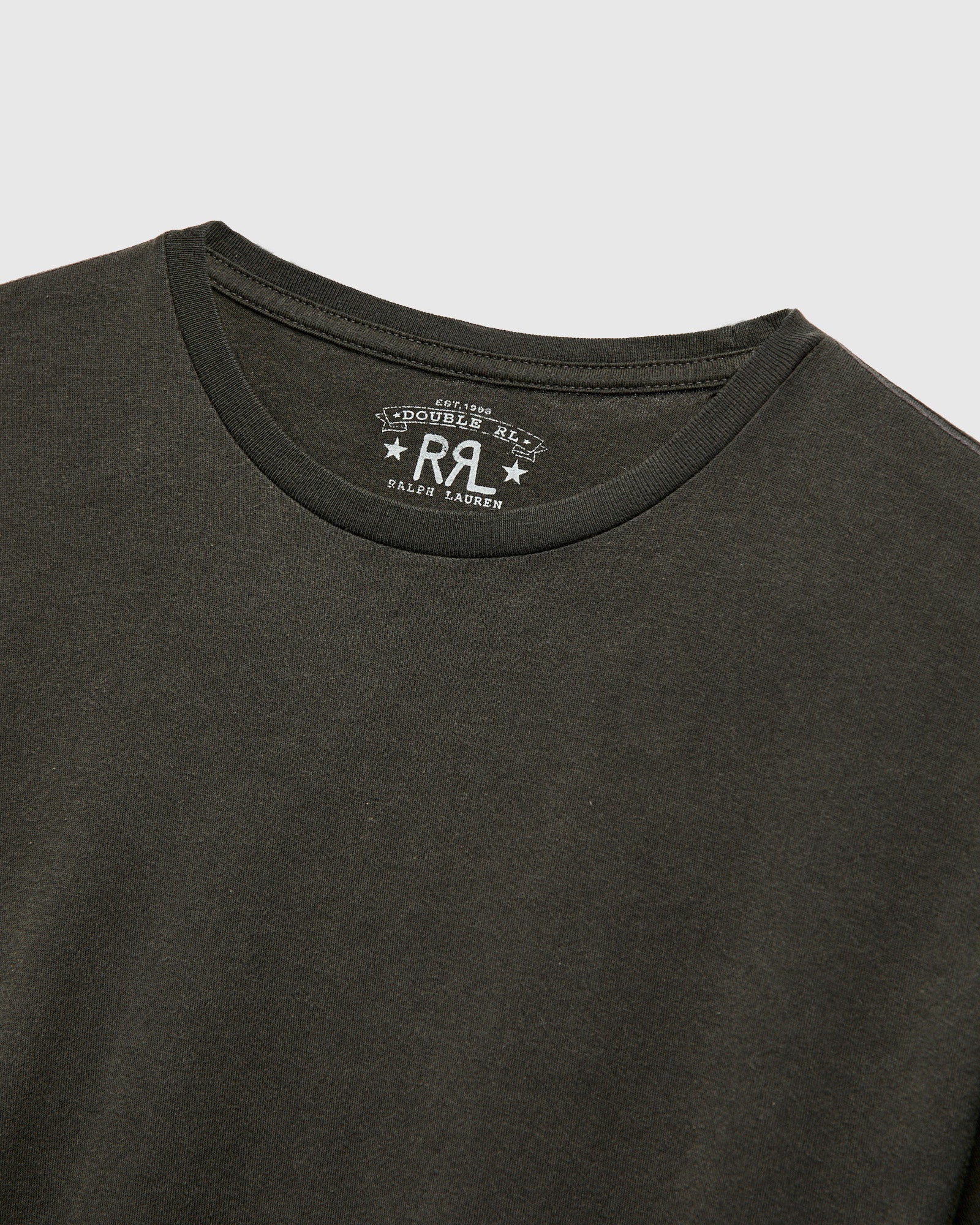 Vintage Knit T-Shirt in Faded Black - Image 3