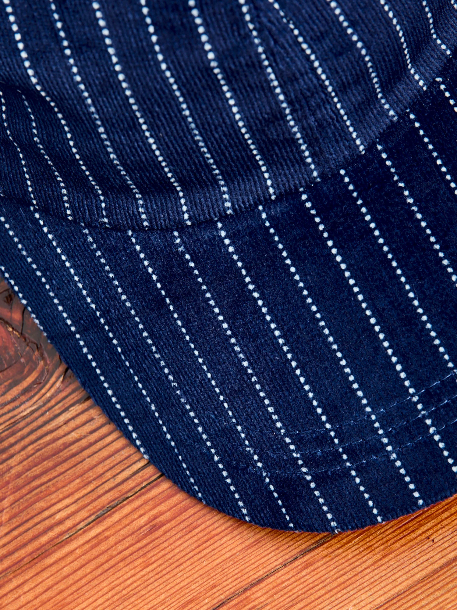 Wabash Corduroy Baseball Cap in Indigo - Image 4