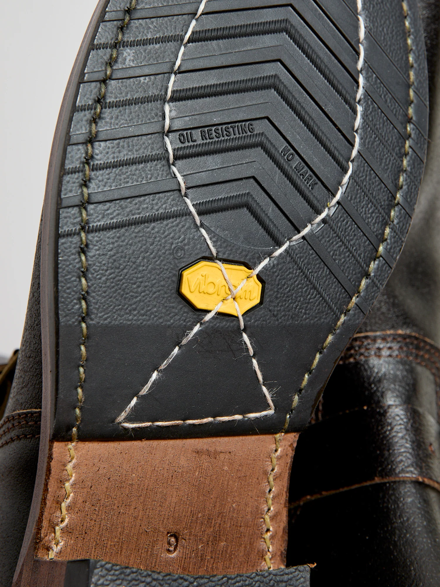 Wabash Engineer Boot in Horween Waxed Flesh Dark Brown - Image 10