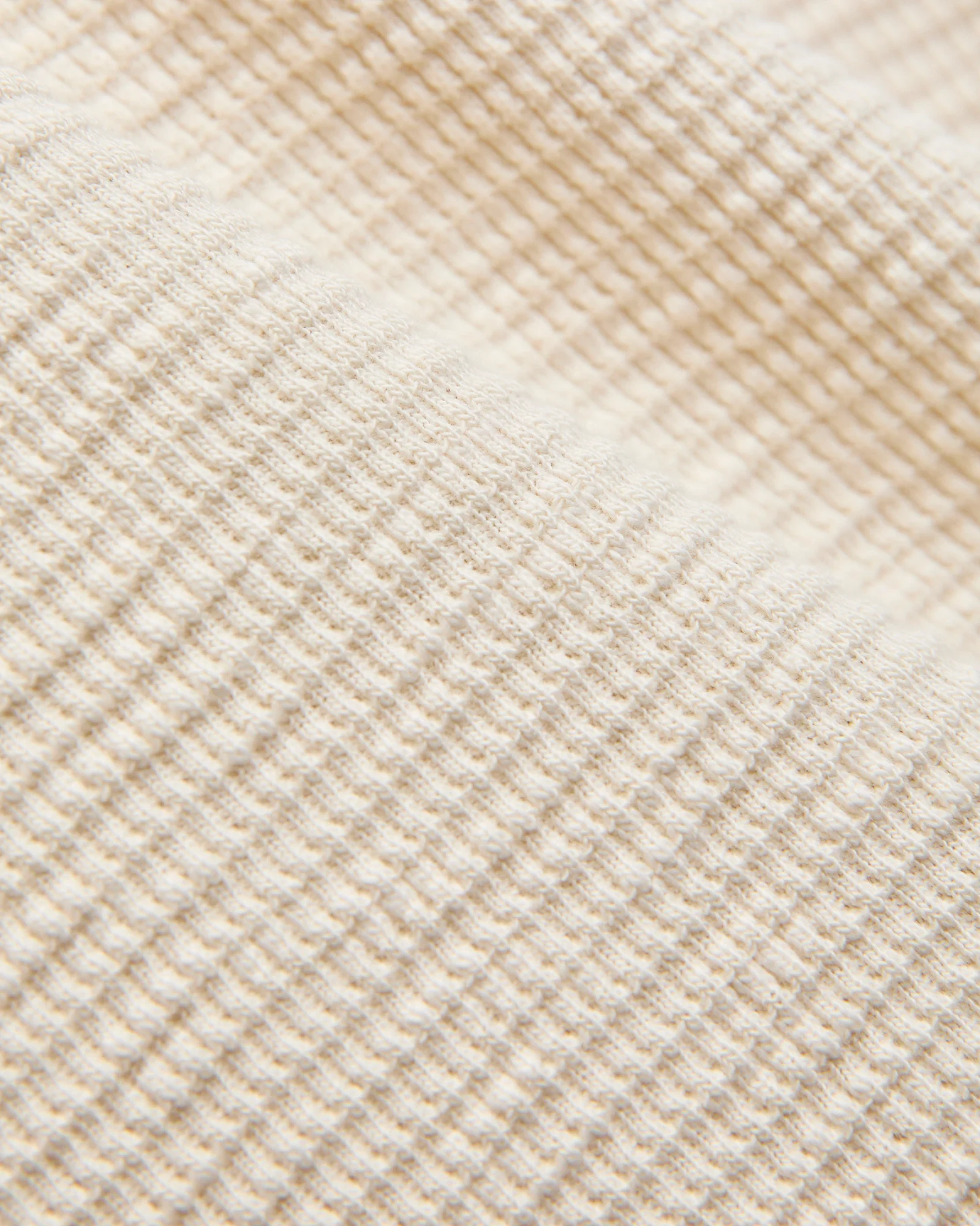 Waffle-Knit Thermal Long-Sleeve in Paper White - Image 6