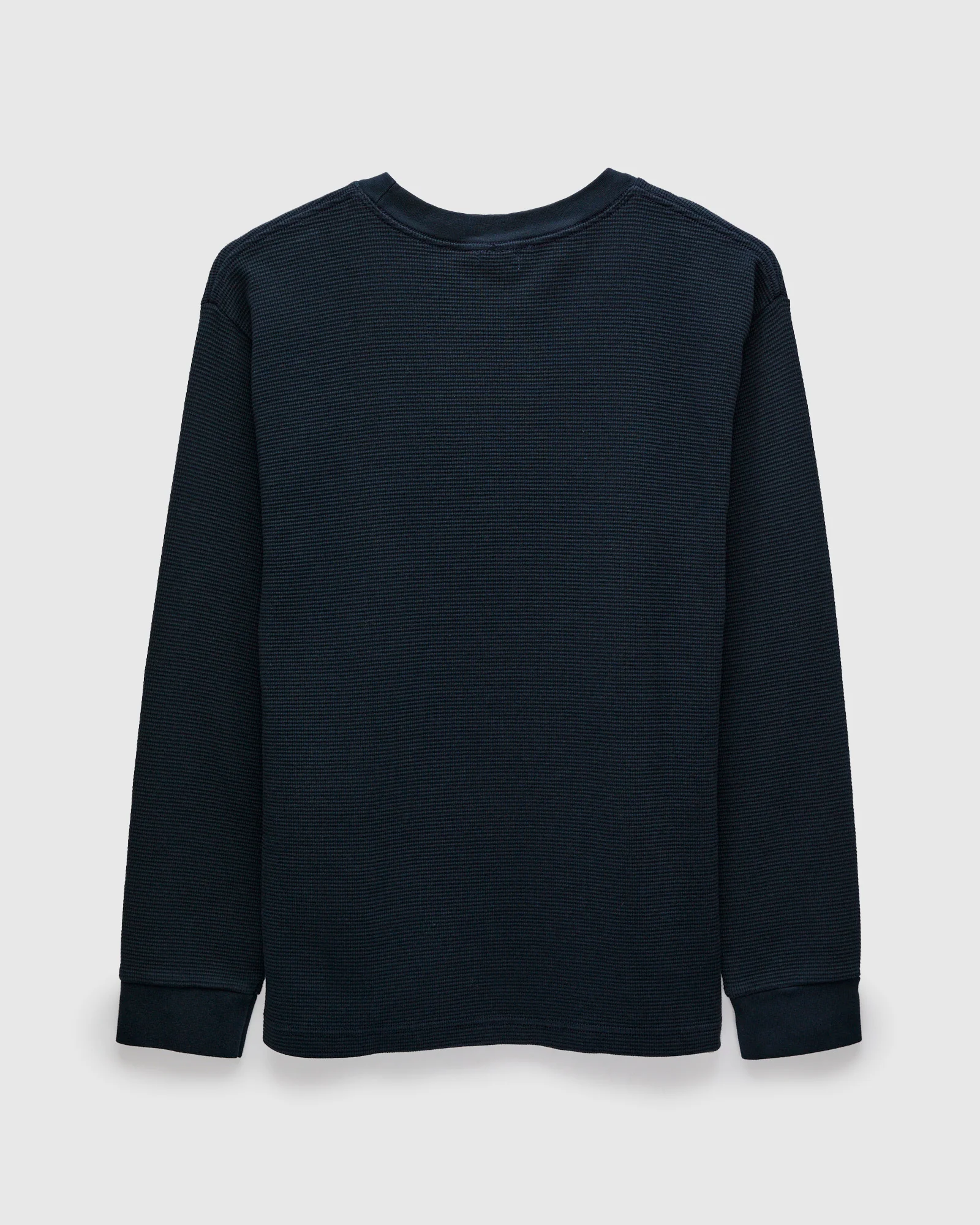 Waffle Thermal Knit in Navy - Image 2