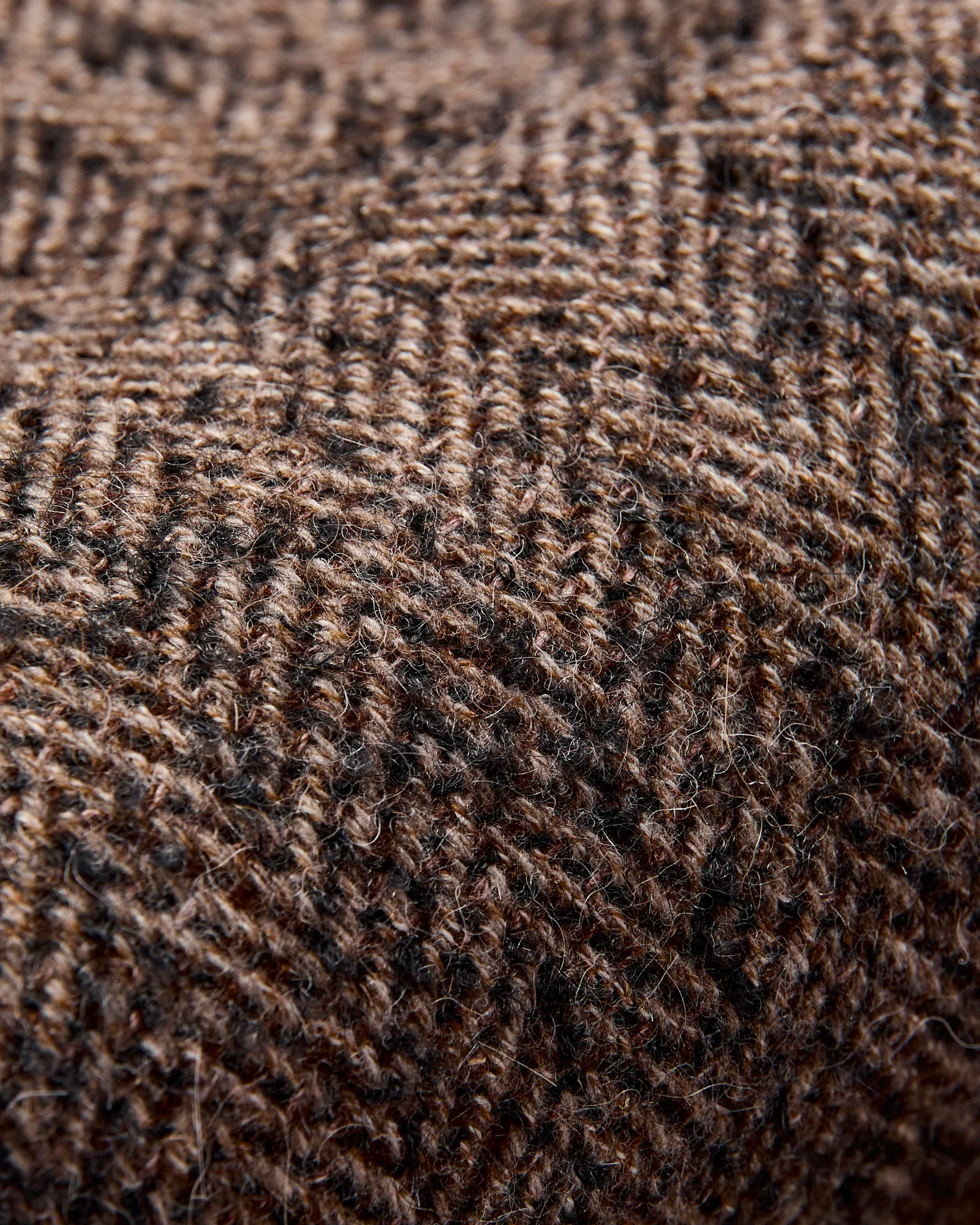 Walk Easy Trouser in Brown Herringbone - Image 8