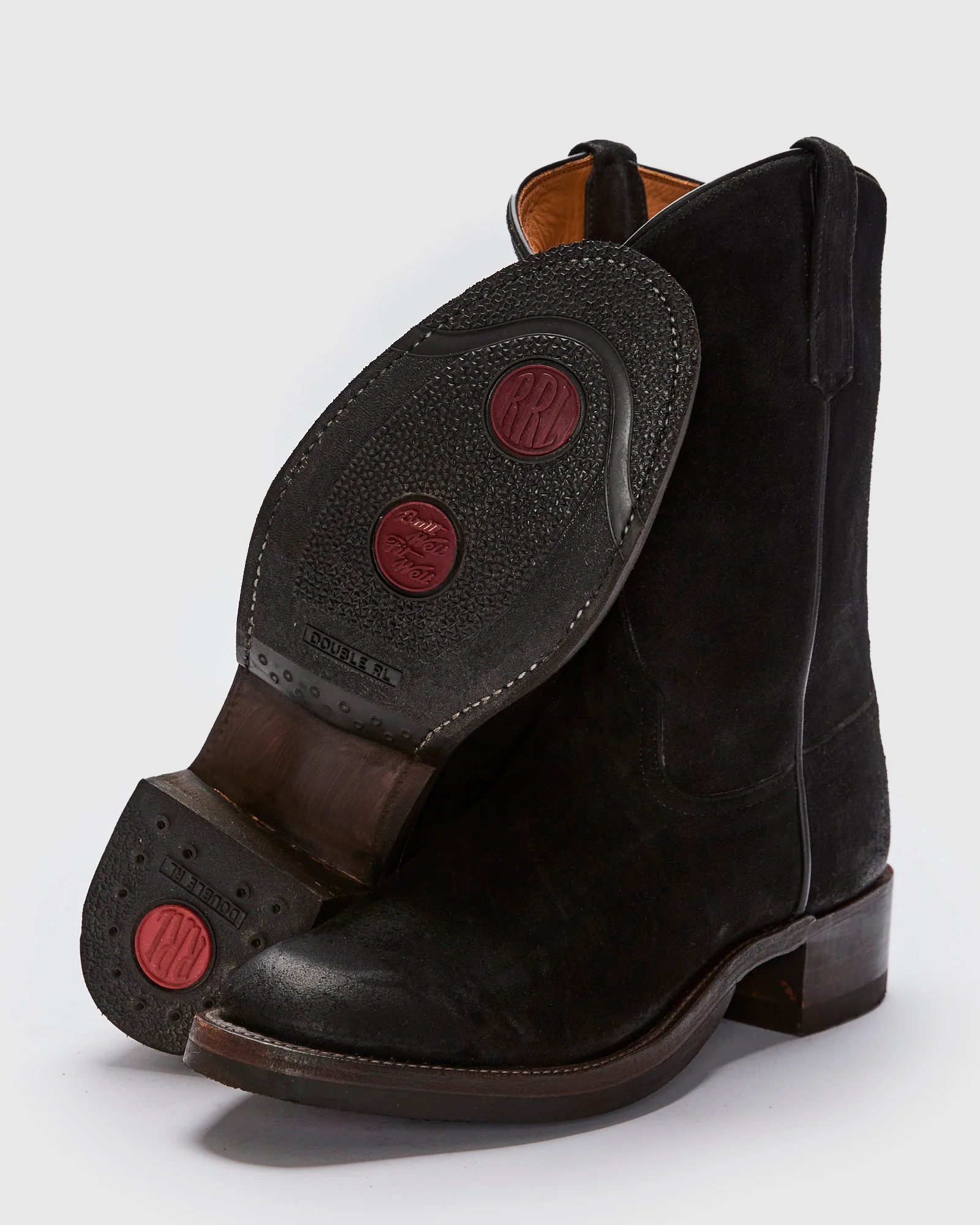 Walker Boot in Black Roughout - Image 2