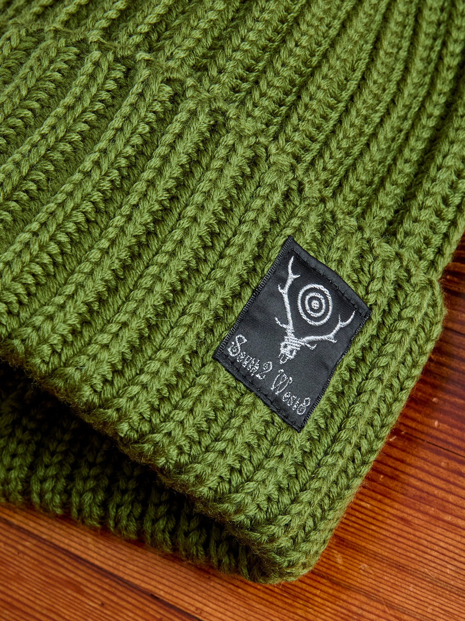 Watch Cap in Olive - Image 2