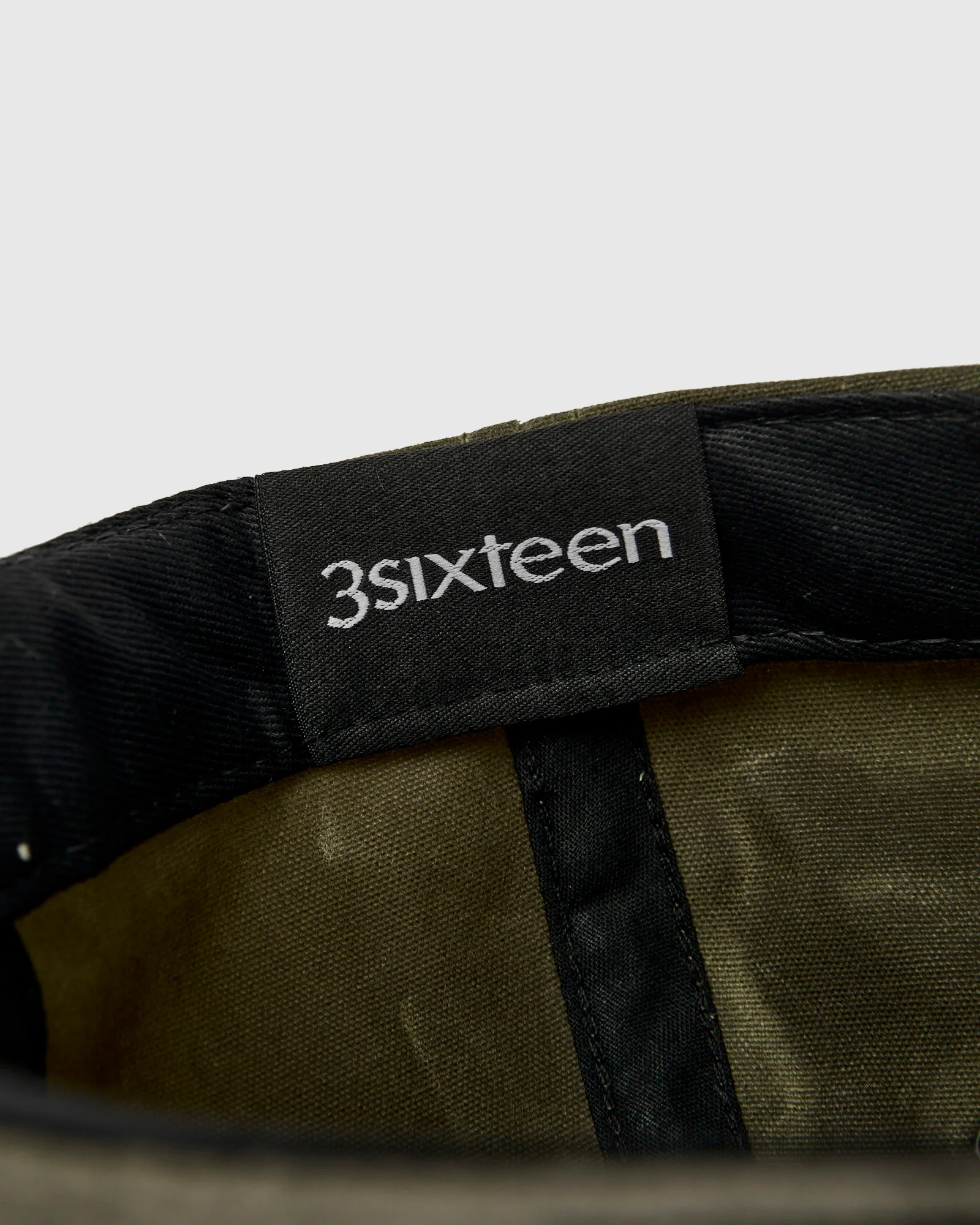 Waxed Canvas Baseball Cap in Olive - Image 6