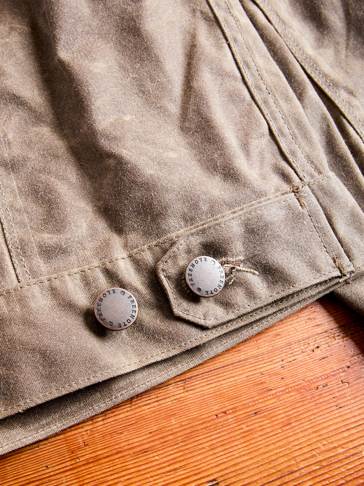 Waxed Canvas Riders Jacket in Oak - Image 10