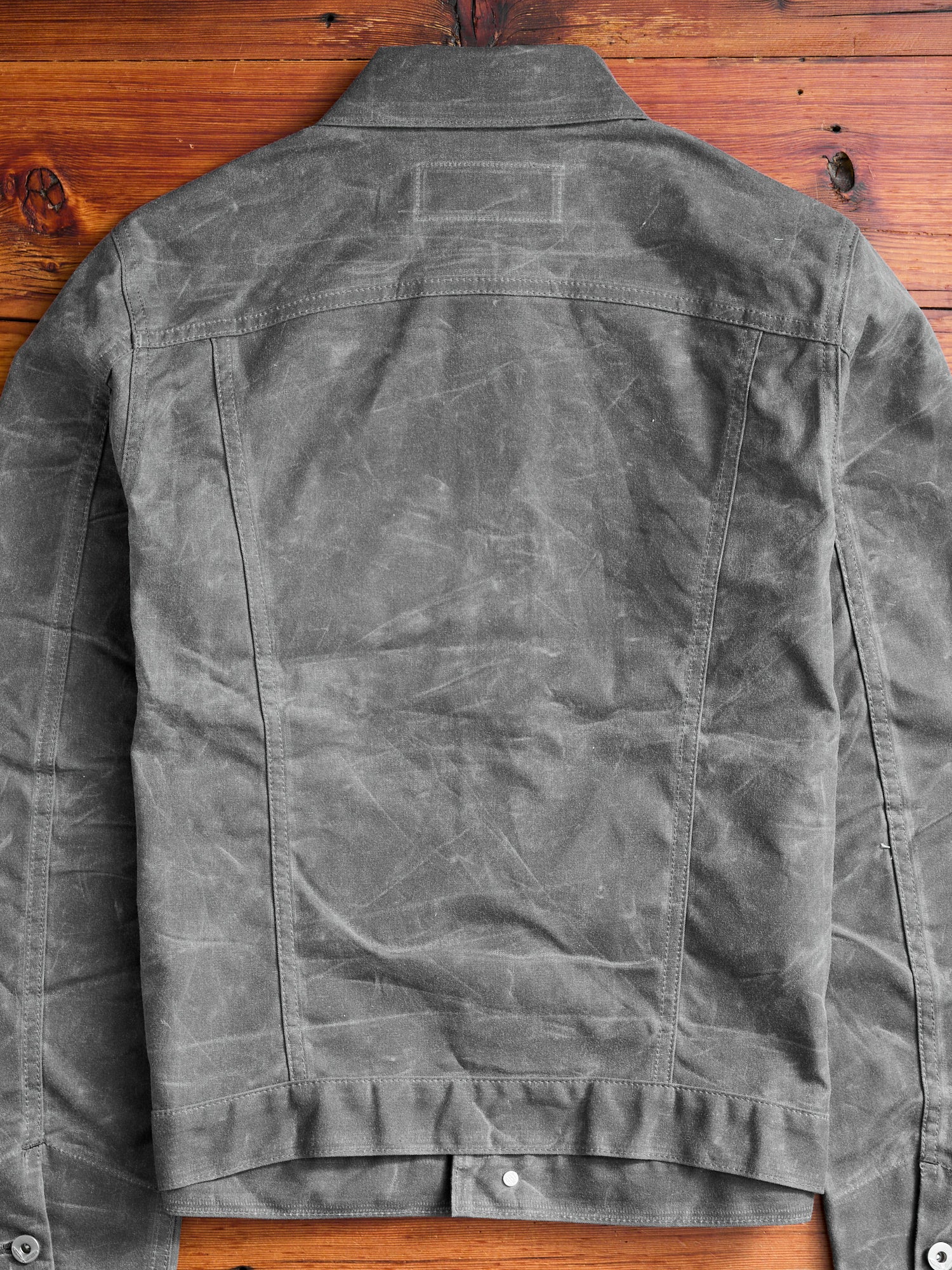 Waxed Canvas Ridgeline Supply Jacket in Grey - Image 11