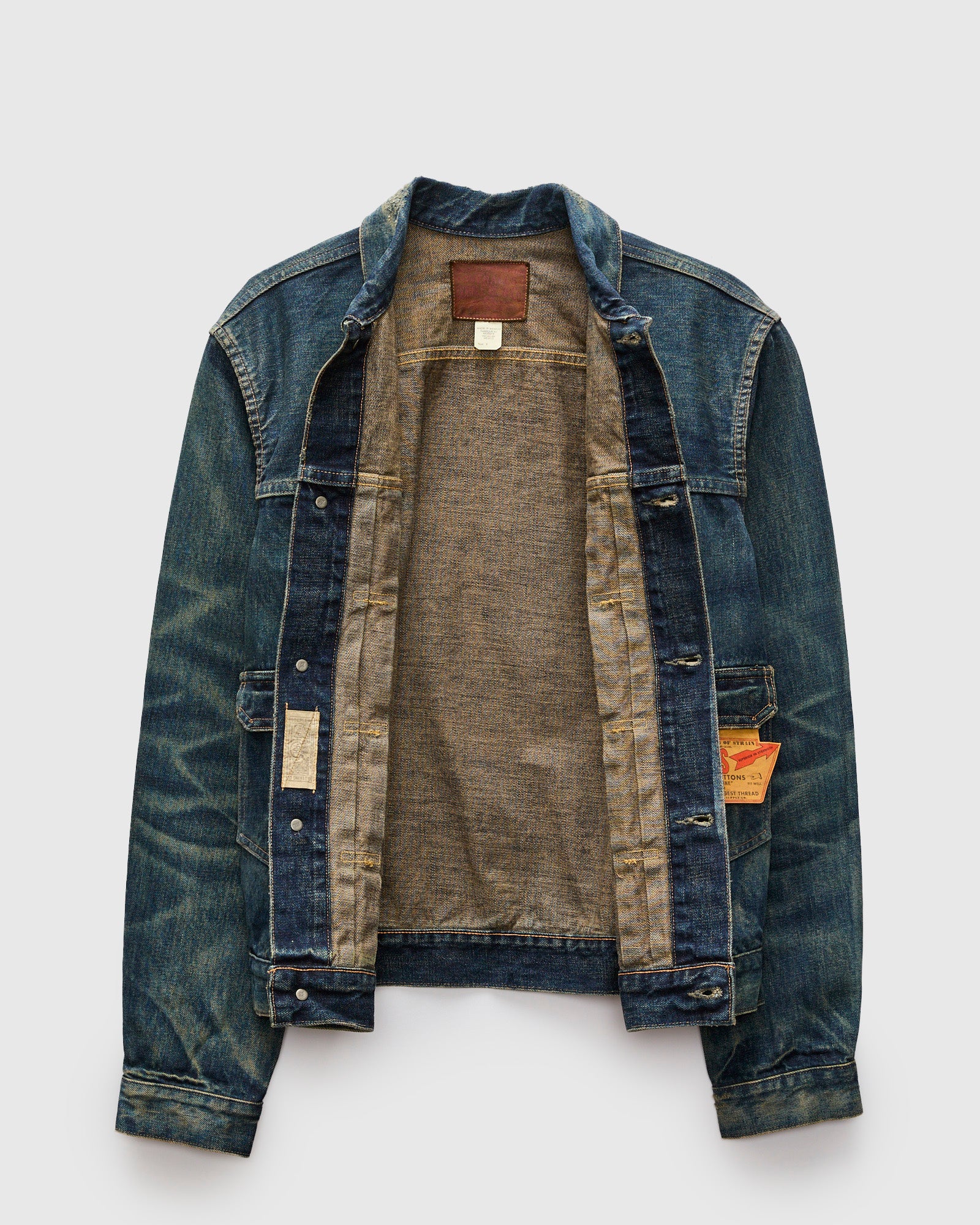 Westview Denim Jacket in Roughout Indigo - Image 2