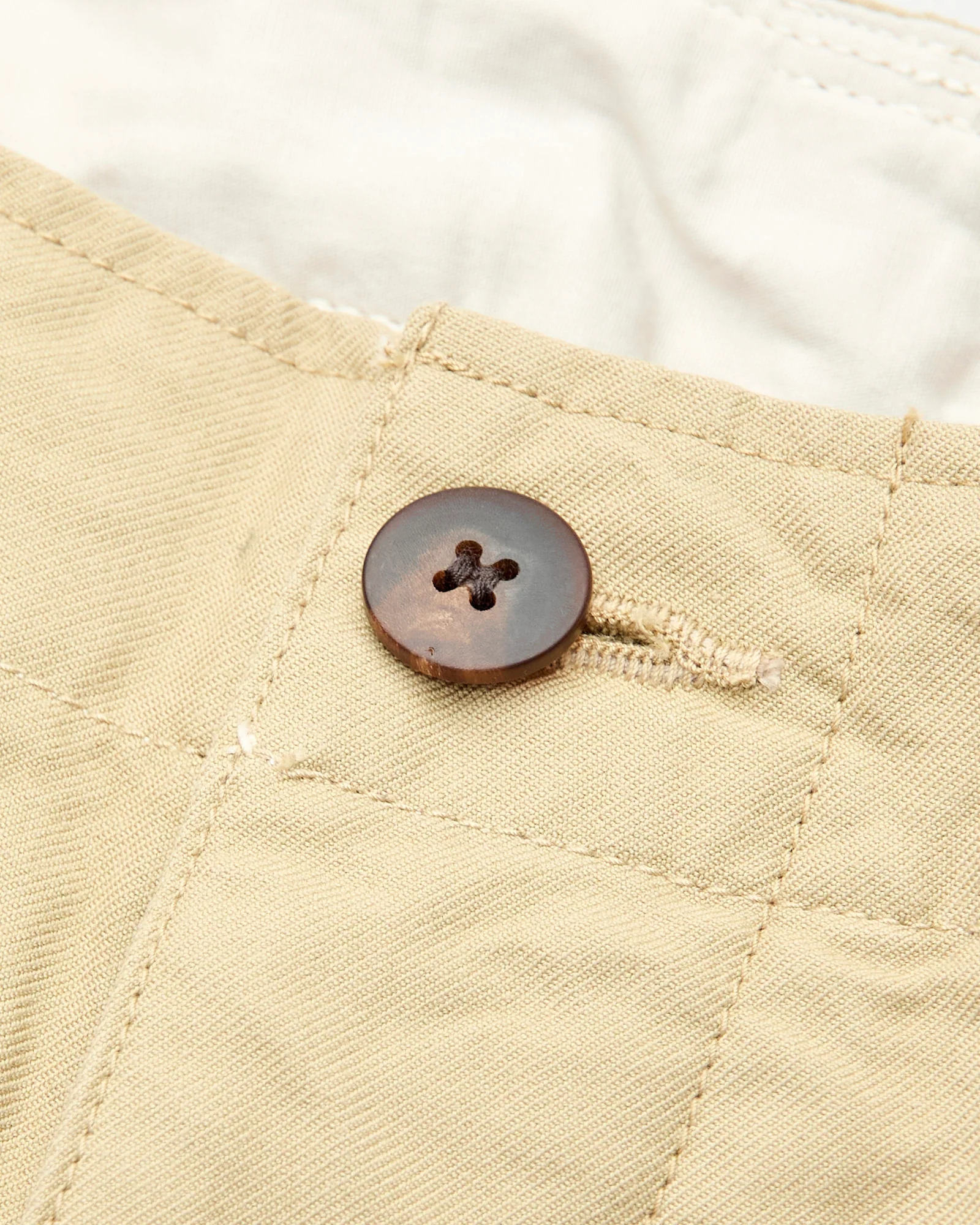 Wide Chino Pants in Beige - Image 6