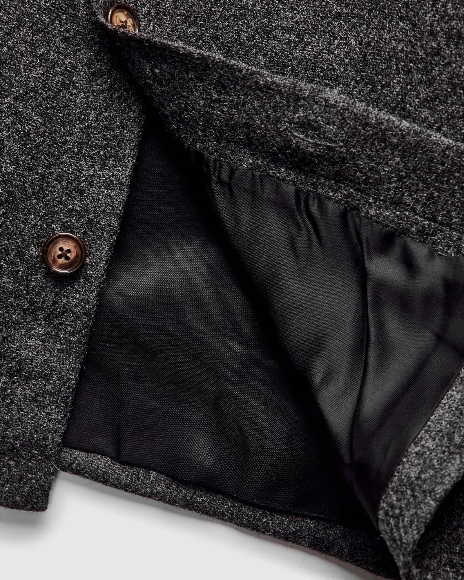 Wool Field Overshirt in Grey - Image 8