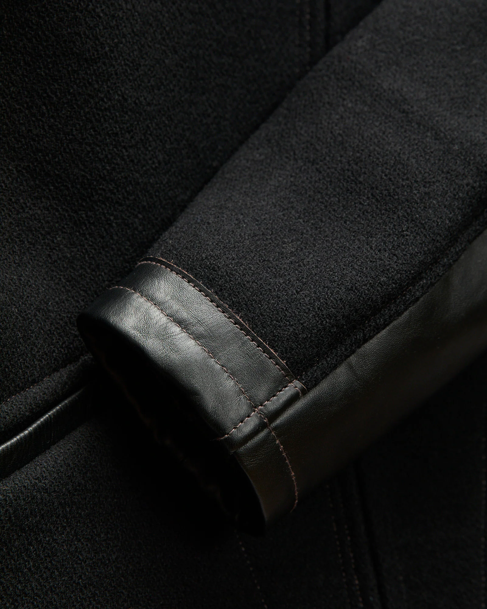 Wool Field Sports Jacket in Black - Image 8