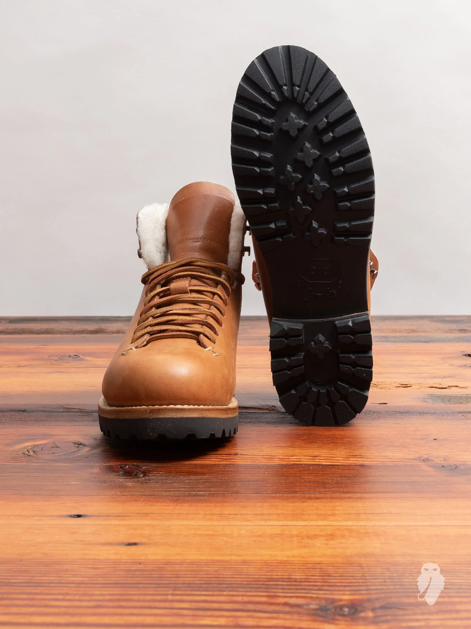 Wool Hiking Boot in Natural - Image 2