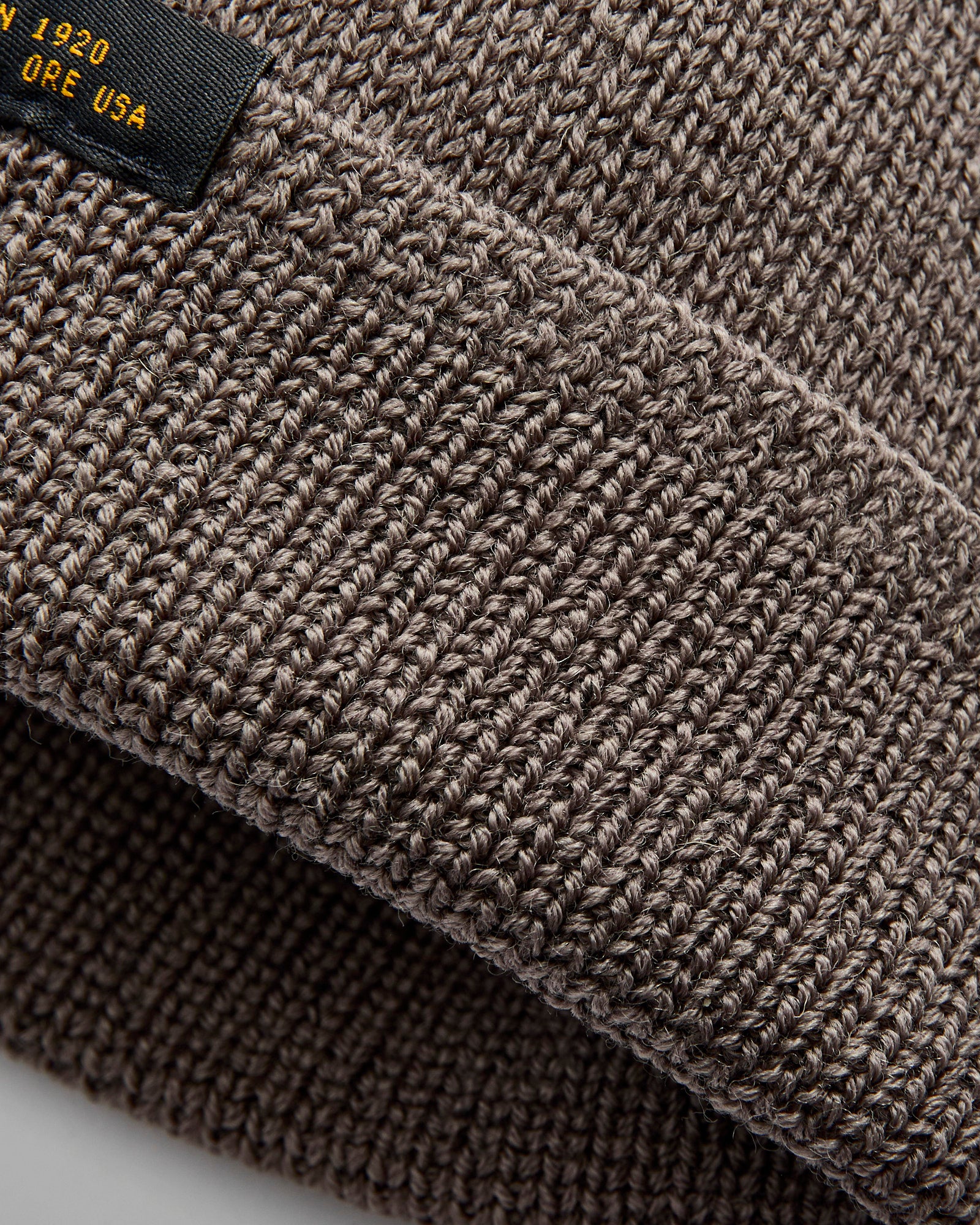 Wool Knit Watch Cap in Smoke - Image 2