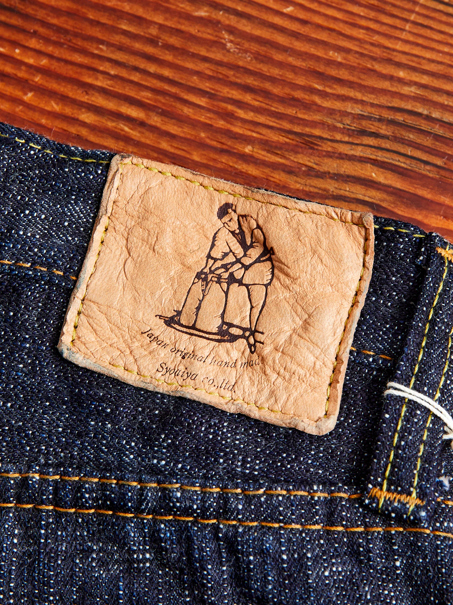 WSB-005 "Double Slub" 16oz Rinsed Selvedge Denim - Slim Straight Fit - Image 11