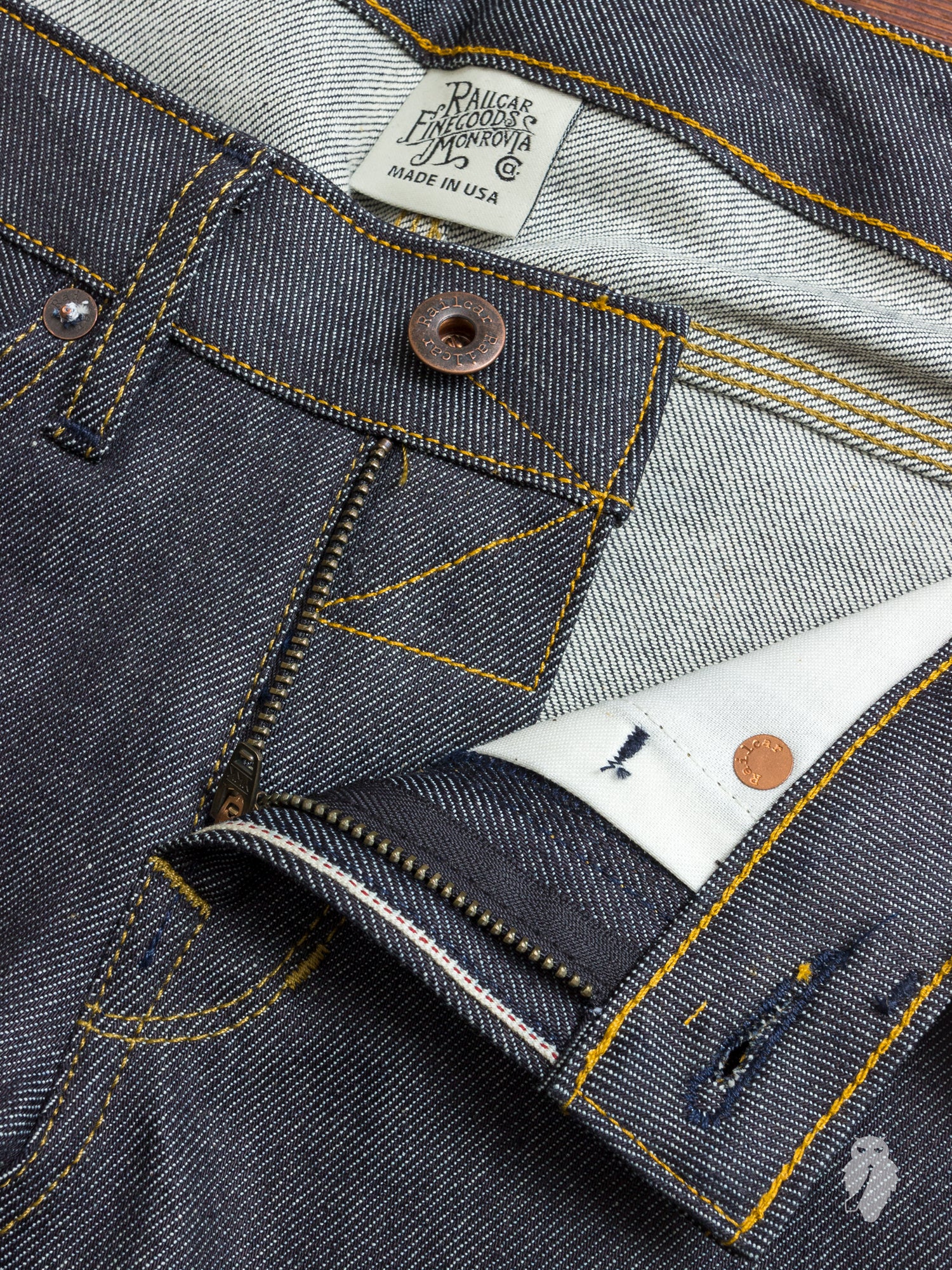 X041 11.5oz Women's Stretch Selvedge Denim - Vixen Fit - Image 5
