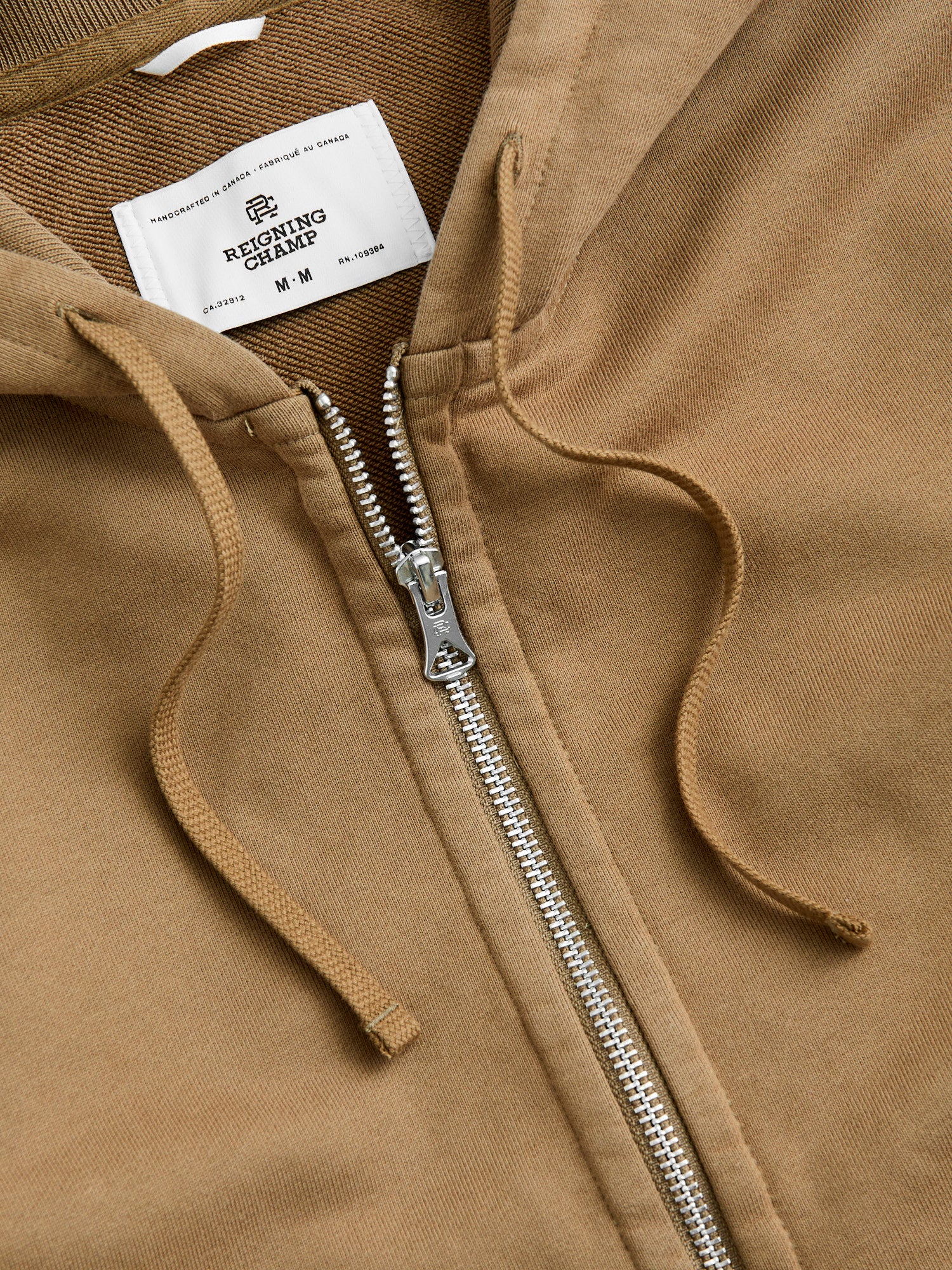 Zip Hoodie in Clay - Image 3