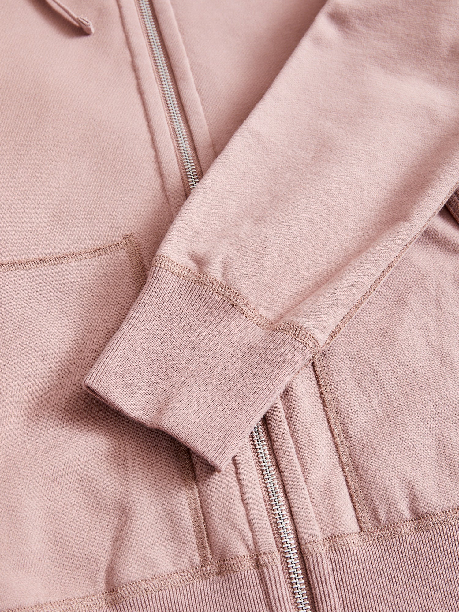 Zip Hoodie in Desert Rose - Image 5